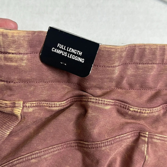 Victoria’s Secret PINK Yoga Women’s XSmall Leggings Brown Acid Wash NWT - Picture 9 of 14